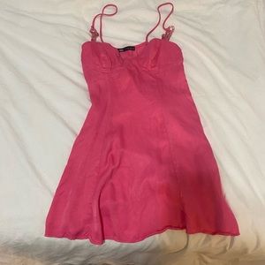 Zara satin mini dress
